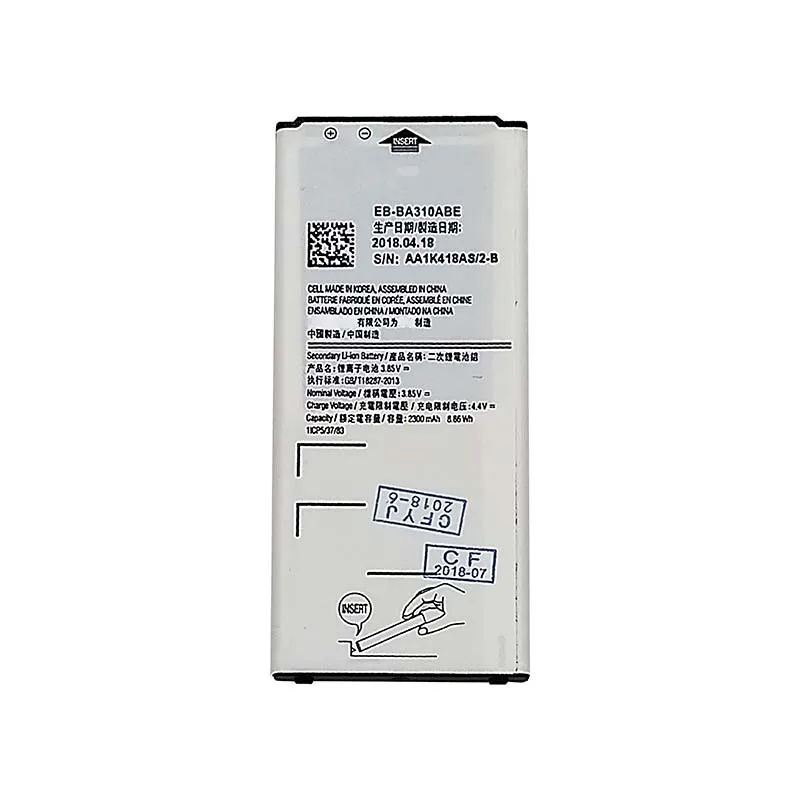 Actually Capacity 2300mAh For Samsung Galaxy A3 2016 A310 A310F A3100 SM-A310F A5310A EB-BA310ABE Replacement Li-ion Battery | Мобильные