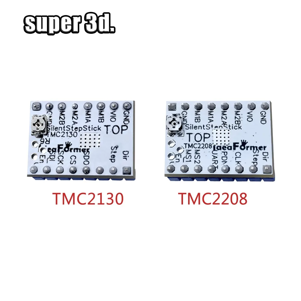 5 шт. TMC2130 V1.1 TMC2130V1.2 TMC2208 V1.2 Драйвер шагового двигателя бесшумный Отличная стабильность и защита Превосходная производительность