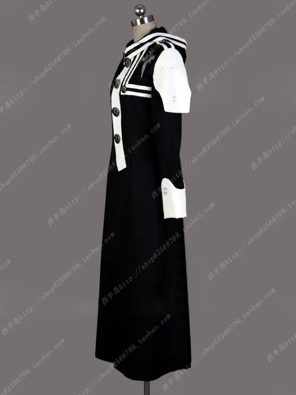 D.Gray-man 1st Allen Walker Cosplay Costume Anime Custom Made Black Uniform |