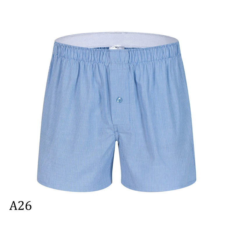 Plaid striped sexy men underwear brand cuecas boxers men cotton boxer shorts homme breathable underpants 5Pcs/lot