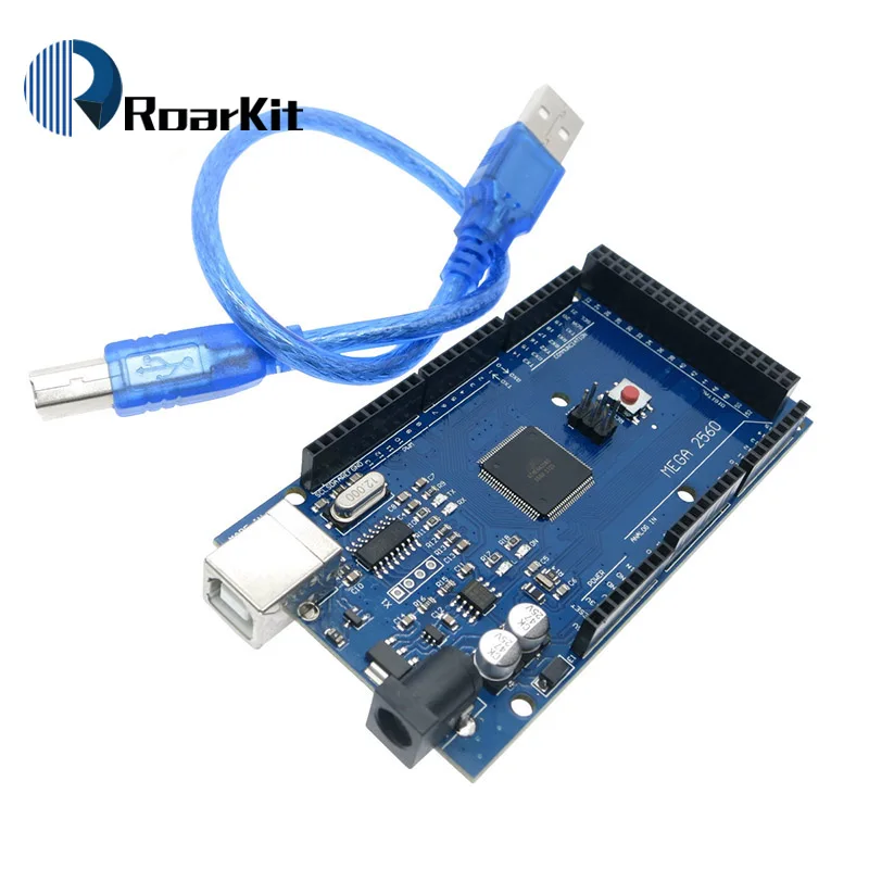 Бесплатная доставка 1 шт. Mega 2560 R3 Mega2560 REV3 + контроллер RAMPS 4 для 3D принтера arduino Reprap