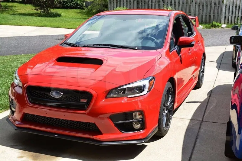 FRP стекловолокно комплект для тела подходит для- Impreza VAB VAF WRX STI VAQ S4 ST стиль передняя губа задний диффузор боковые юбки