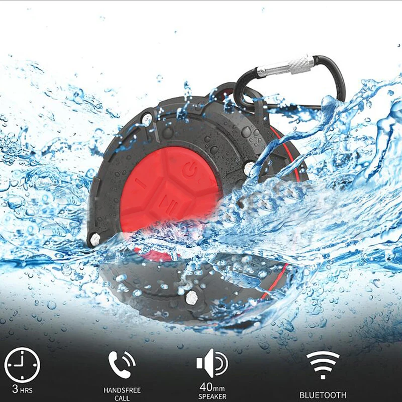 IPX7 водонепроницаемый Душ динамик Портативный беспроводной Bluetooth s Открытый