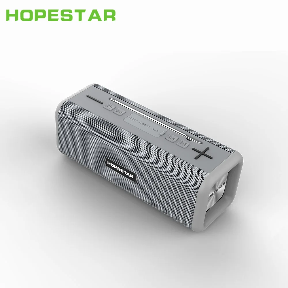 Gary HOPESTAR T9 беспроводной Bluetooth 4,2 динамик 10 Вт портативный звуковой ящик FM цифровое радио 3D объемный стерео Поддержка громкой связи TF AUX - Цвет: Gary