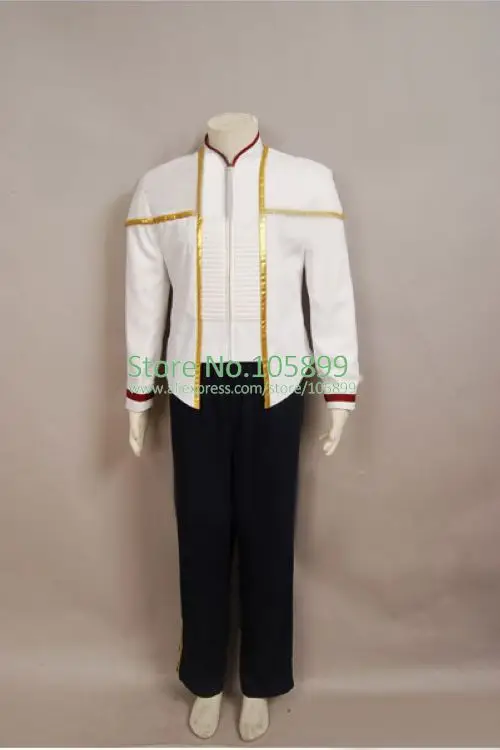 Star Trek восстание Немезида белый беспорядок платье форма костюм |