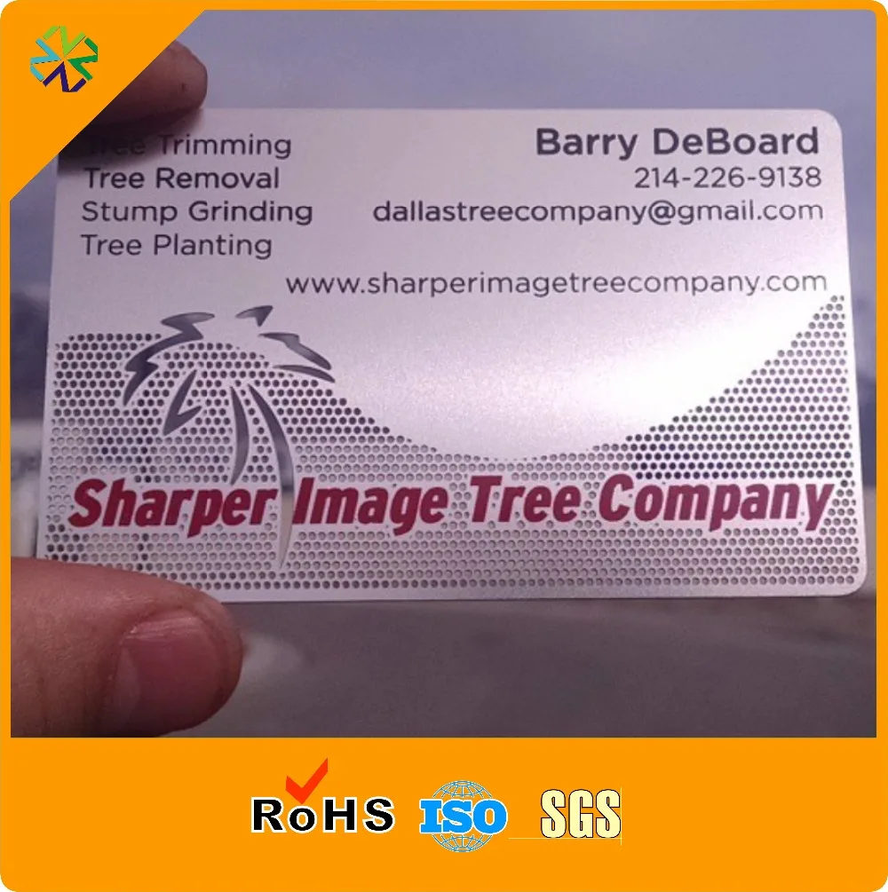 Company/Shop/CEO/Manager etc top-grade custom special metal business cards