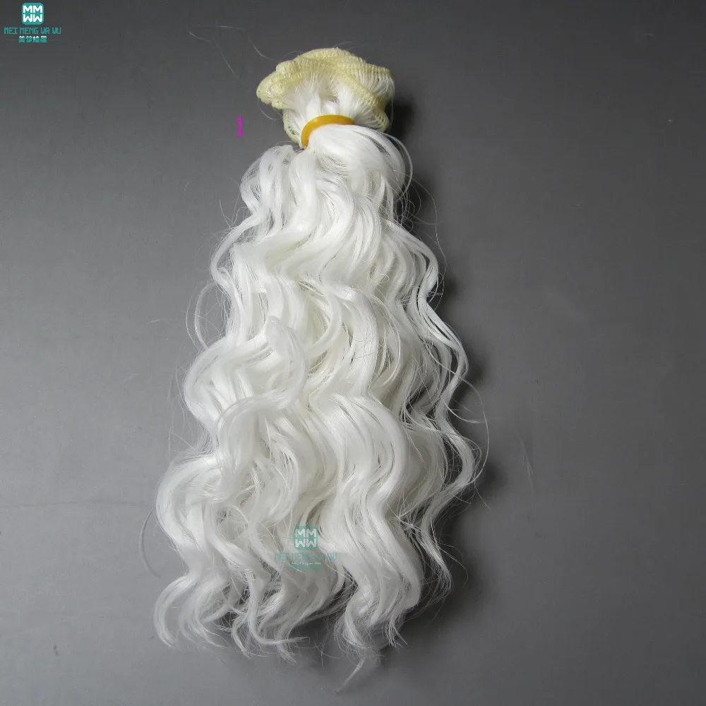 Аксессуары для кукол парик как шерсть рулоны волосы для кукол 1/3 1/4 1/6 BJD/SD DIY вещи для кукол