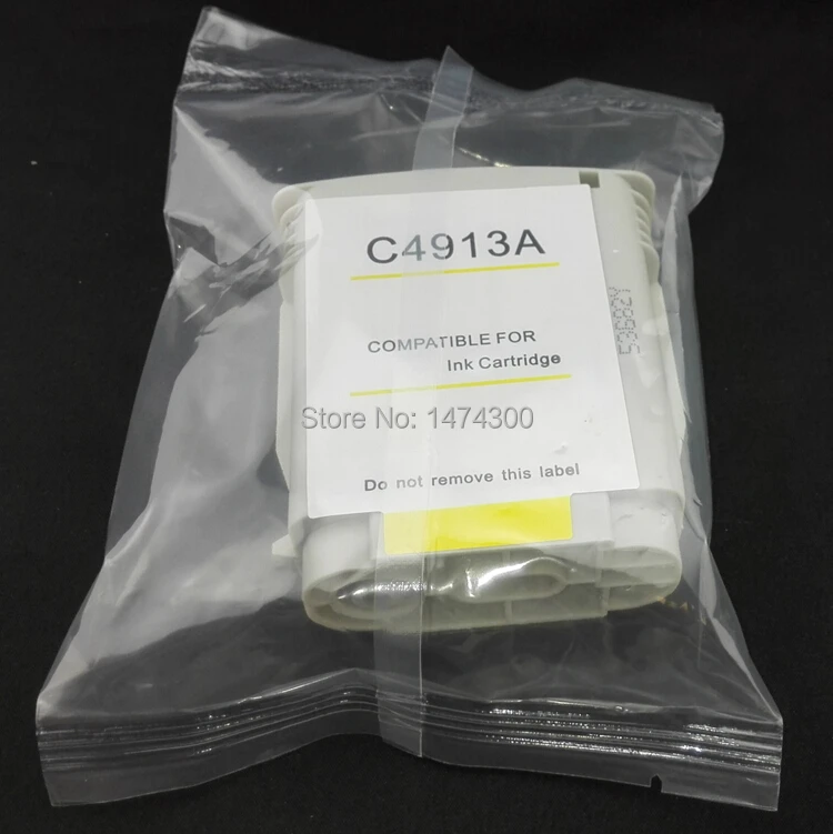 XIMO 2 упаковки совместимых желтых струйных картриджей для HP 82 Y C4913A бесплатная