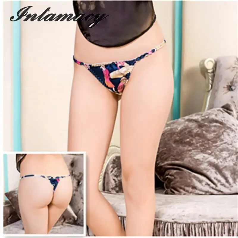 Модное сексуальное женское нижнее белье из 100% шелка женские стринги трусы