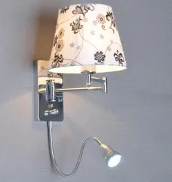 Светодиодная настенная лампа для чтения с ручным переключателем современный