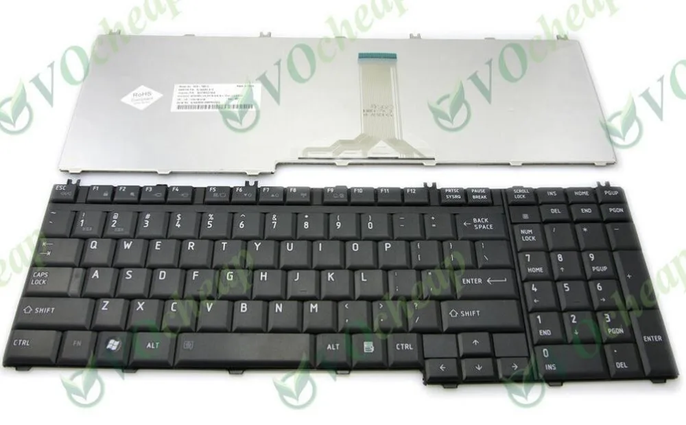 Клавиатура для Toshiba Satellite A500 A500D A505 Equium L350 L350D P200 P300