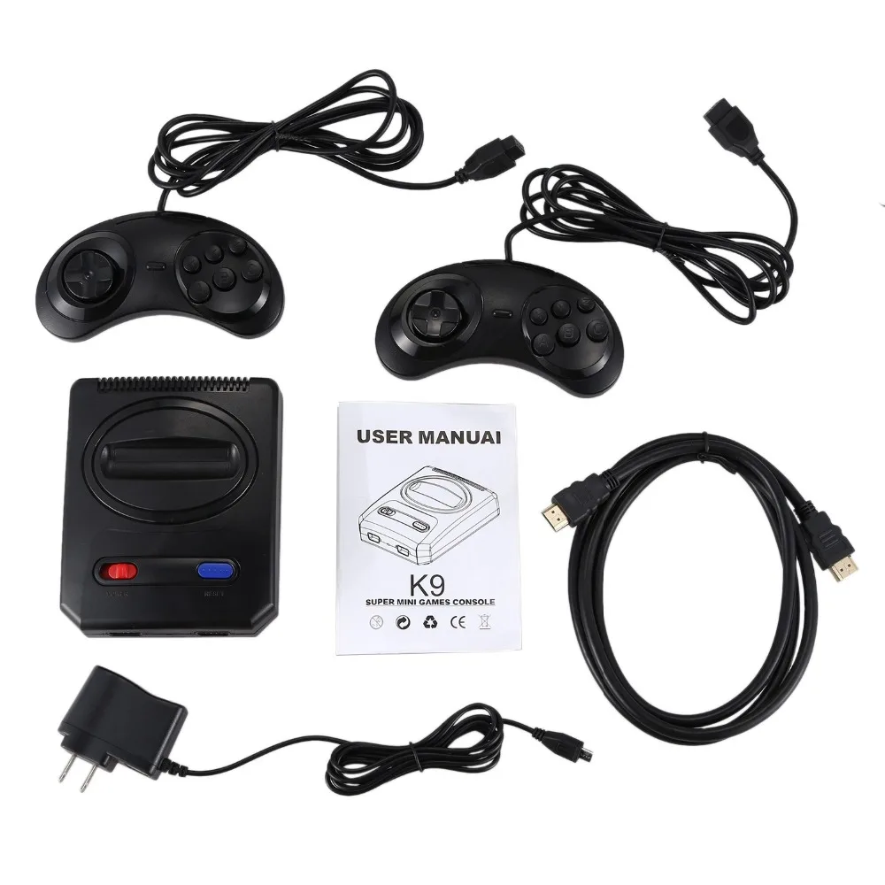Powkiddy Hd Hdmi 16 бит Ретро Классическая консоль видео игра для sega консоли Pal/Ntsc Поддержка дополнительных картриджей доступны 4 к ТВ