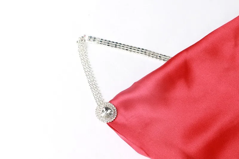TWOTWINSTYLE весеннее сексуальное женское вечернее платье на тонких бретельках с v-образным вырезом без рукавов с разрезом, свободные тонкие трапециевидные платья до середины икры, Новинка