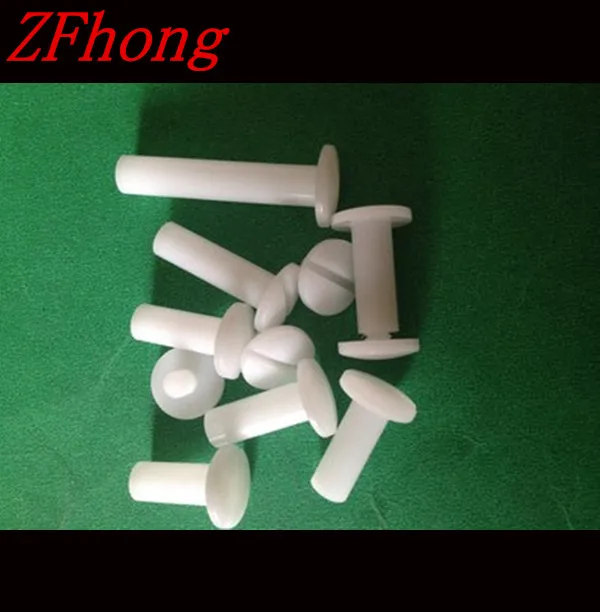 100 шт./лот диаметр 5 6 мм пластиковый винт для записной книжки фотоальбома книг