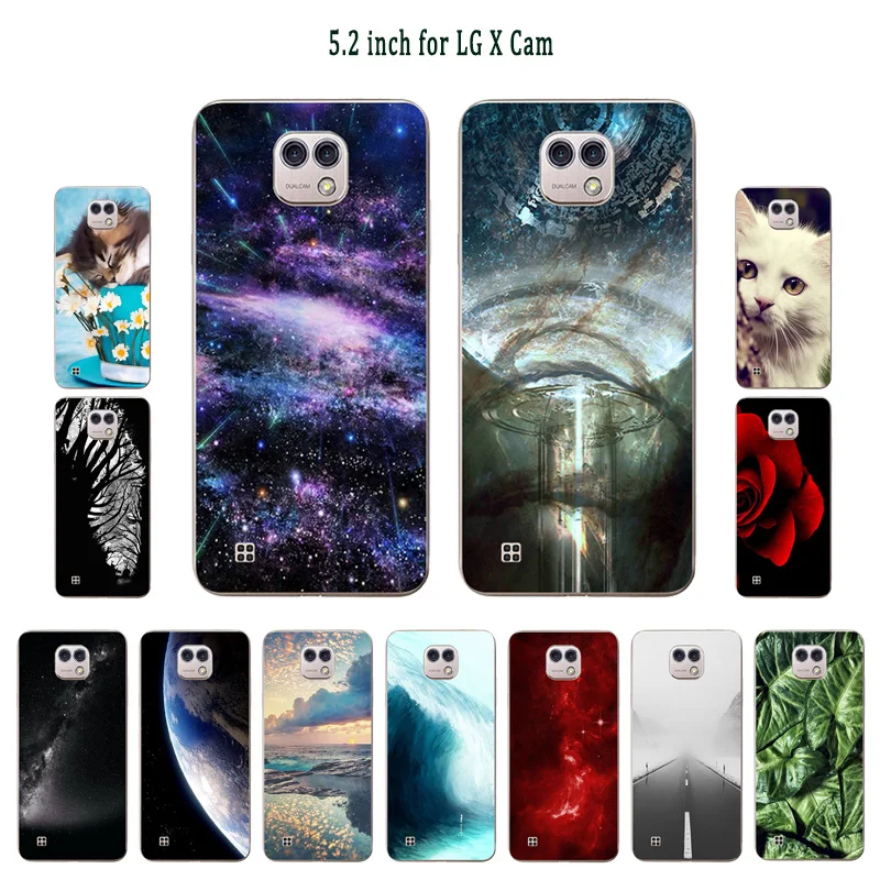 Силиконовые чехлы Fundas для LG X Cam K580 резиновые прозрачные из ТПУ K580DS телефонов