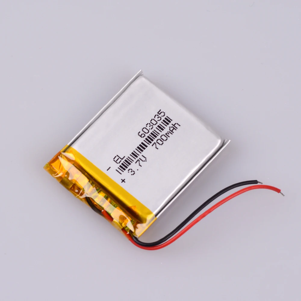 Полимерный аккумулятор 700 mah 3 7 V 603035 умный дом литий ионный для dvr gps mp3 плеер mp4