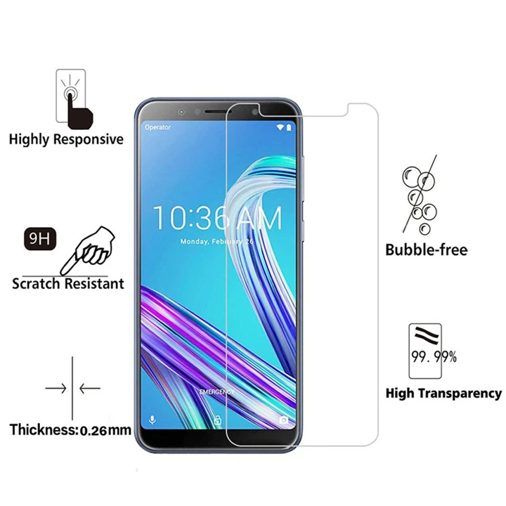 Стекло для Asus Zenfone Max Pro M1 4 Max Pro 5 5Z ZC520KL ZC554KL ZB602KL защитное закаленное стекло на экран протектор 9H