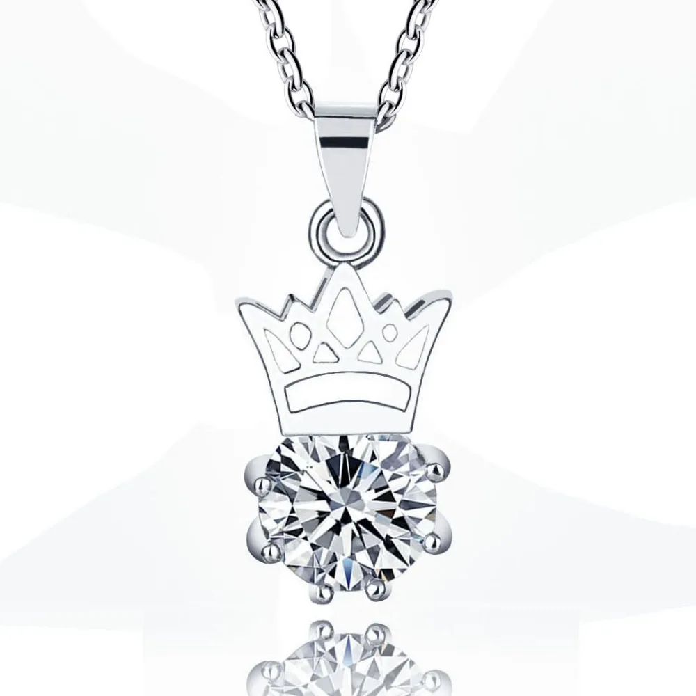 Женское колье с кристаллами vendimia Серебряное чокер цепочкой и подвесками|pendants for