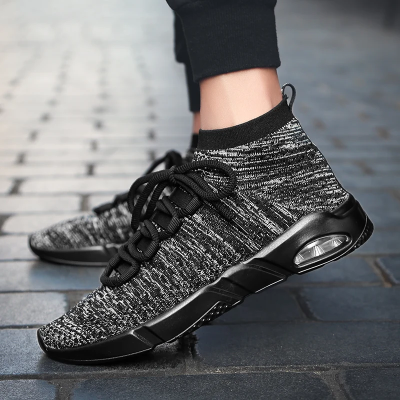 UPUPER 2019 Breathable Mesh Men Casual Shoes Brand Male Flats Lightweight Walking Sneakers Fashion Lace Up Footwear | Обувь