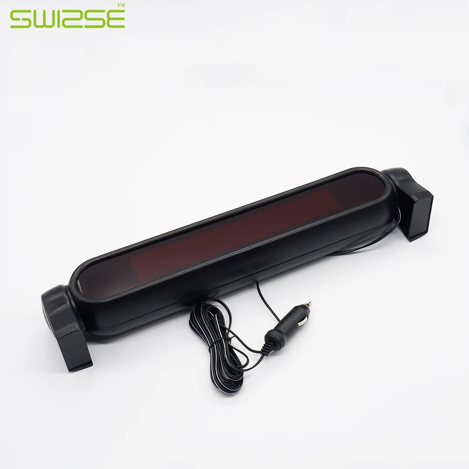 DC9 30V Красный магазин машина для рекламы в автомобиле светодиодный прокрутка