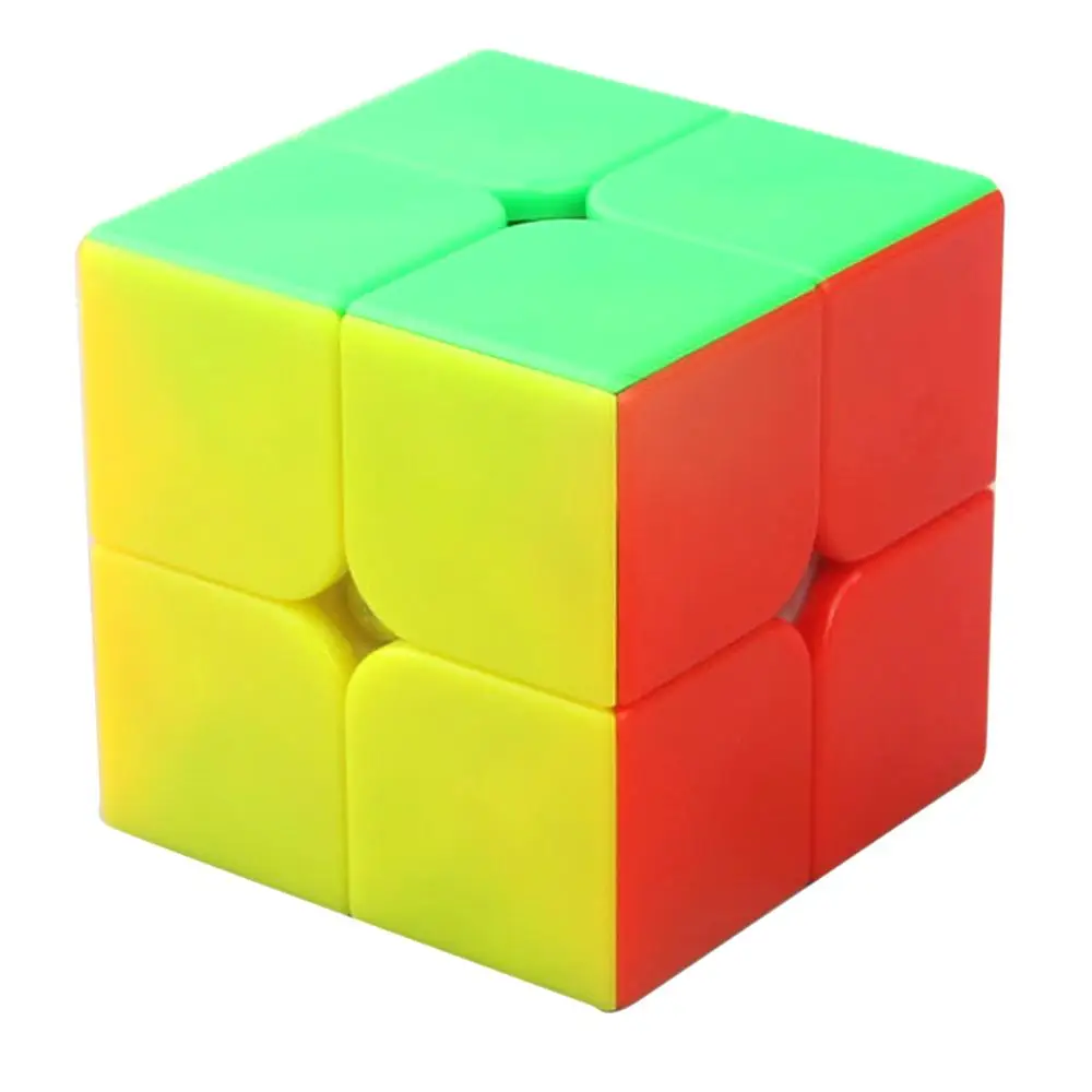 Новое поступление YJ RuiPo 2x2 волшебный куб обучающий игрушки для обучения мозгу-красочные