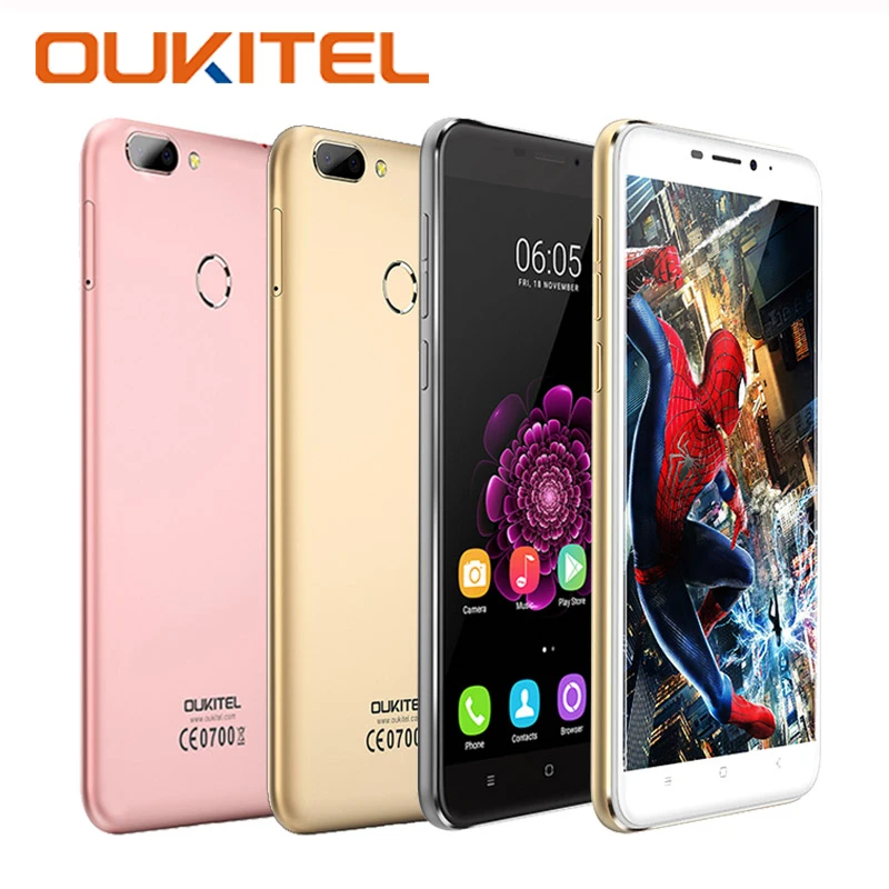 Оригинальный Смартфон OUKITEL U20 Plus четырехъядерный процессор MTK6737T 16 Гб ПЗУ 2 ОЗУ