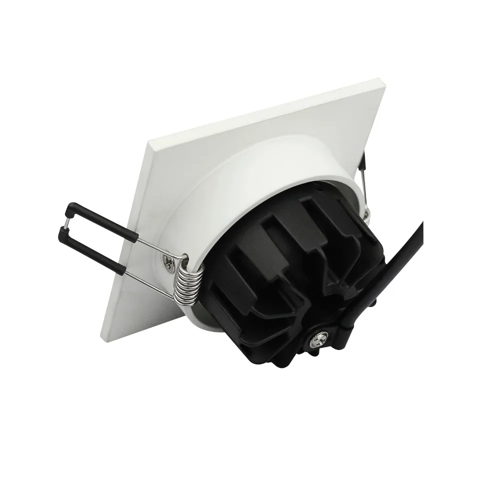 Бесплатная доставка Dimmbale 10 Вт 12 90RA 38 градусов Cutout72mm 100-240VAC 3000 K 4000 6000 COB