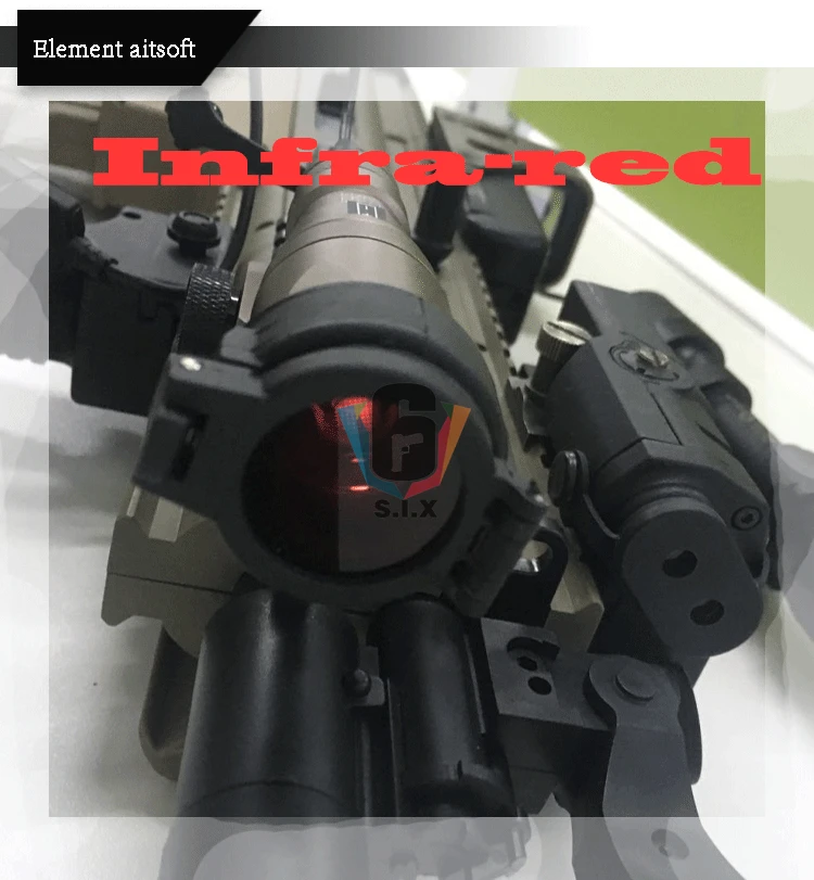 Element Airsoft 25 мм диаметр тактический фонарик для оружия ИК фильтр ИК светильник крышка для Surefir M300 M600 светильник