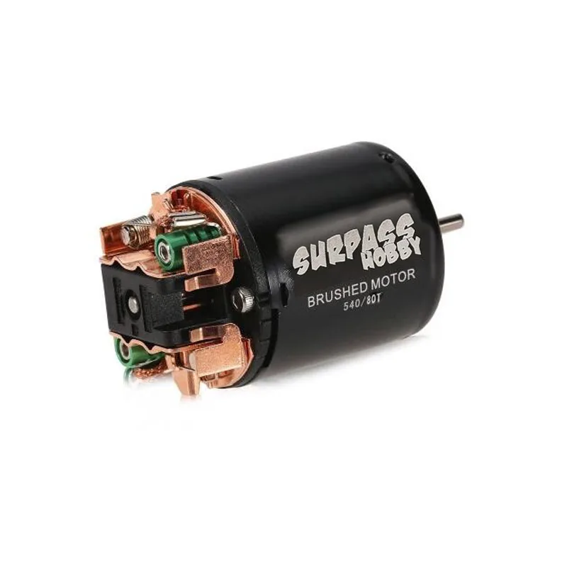 540 80T 55T матовый двигатель с 60A ESC для 1/10 HSP HPI Wltoys Kyosho TRAXXAS TRX4 Redcat D90 D110 SCX10 RC автомобиль
