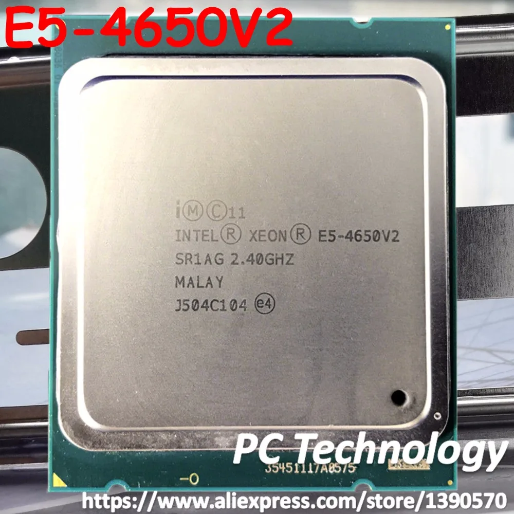 Оригинальный Intel ЦП Xeon E5 4650V2 2 4 ГГц 10 ядер 25 Мб SmartCache 4650 V2 FCLGA2011 95 Вт Гарантия 1 год