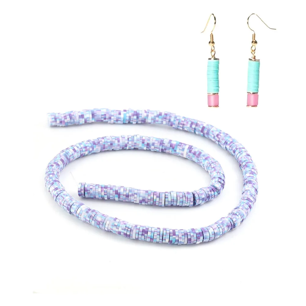 DoreenBeads Полимерная глина Katsuki Бисер Круглый 6 мм (2/8 &quot) Диаметр отверстие: около 1 8 41