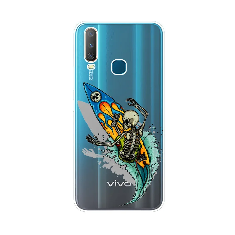 7 Чехол для Vivo Y17, мягкий силиконовый чехол из ТПУ для VIVO v17 neo Y91C Y91 Y15 Y12 V15 V15Pro Pro, чехол для телефона s для VivoY17 y95 - Цвет: 7