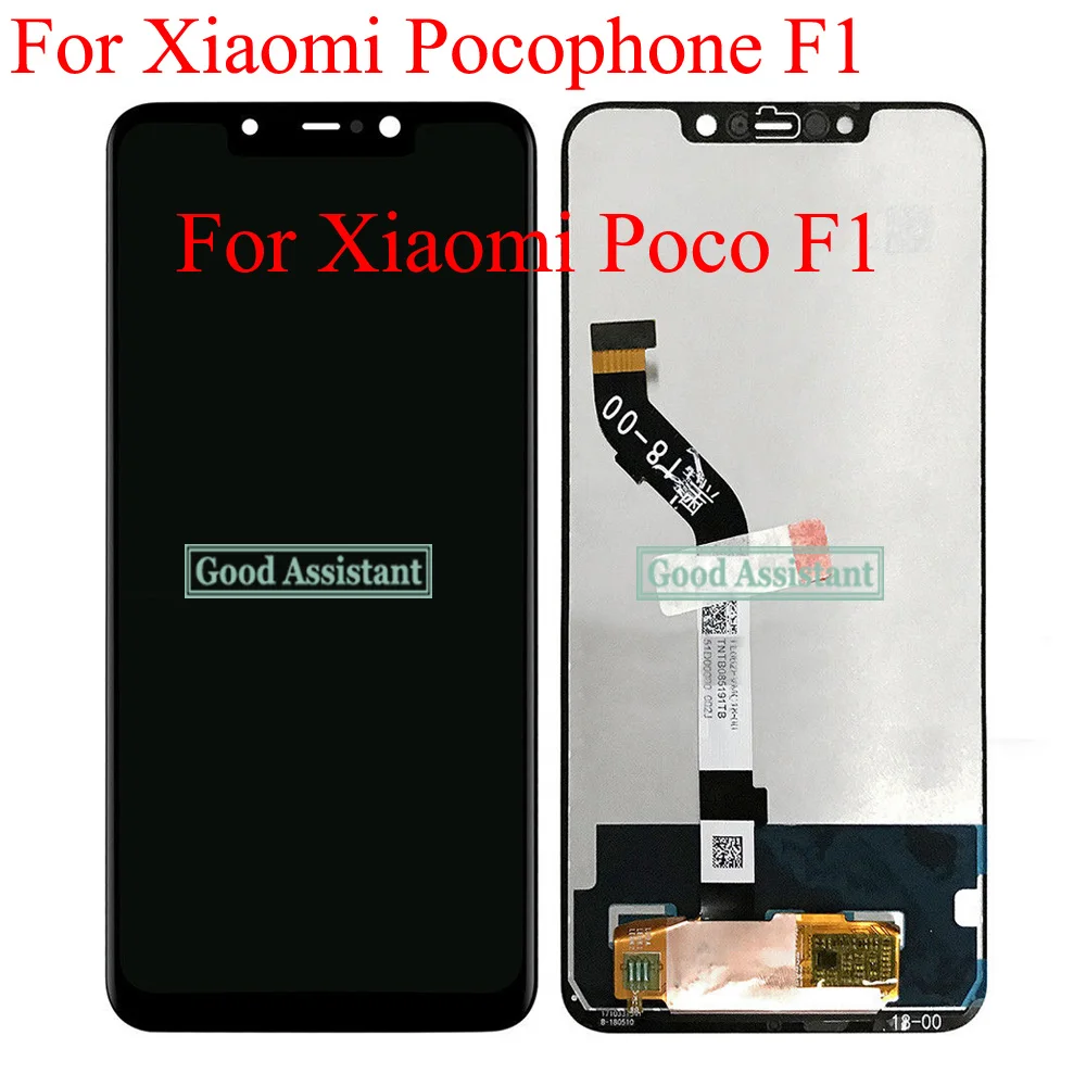 Оригинальный 6 18 дюймовый новый для Xiaomi Pocophone F1 Полный ЖК дисплей + сенсорный экран