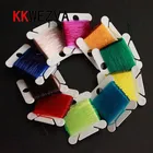 10 диаметр карты 1 мм прозрачный растягивающийся ребро круглый личинок кружевной нимфатический рибббинг материал леска для завязывания тела погруженный в воду материал приманки