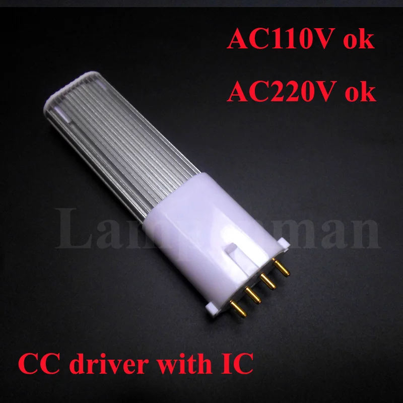 2G7 светодио дный лампы 4 Вт 6 8 10 трубки огни SMD 2835 лампа AC85 265V Epistar 2g7 light tube Лампы PL 110 V