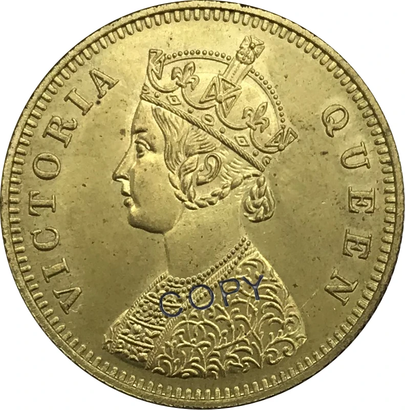 

Коллекционные монеты из латуни, 1 монета из Великобритании, Индии, 1862