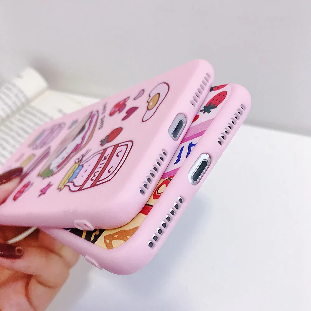 KISSCASE Ультра мягкий пищевой чехол для телефона iPhone 7 XR 6 6S Plus 8 XS Max X Capinhas Funda |