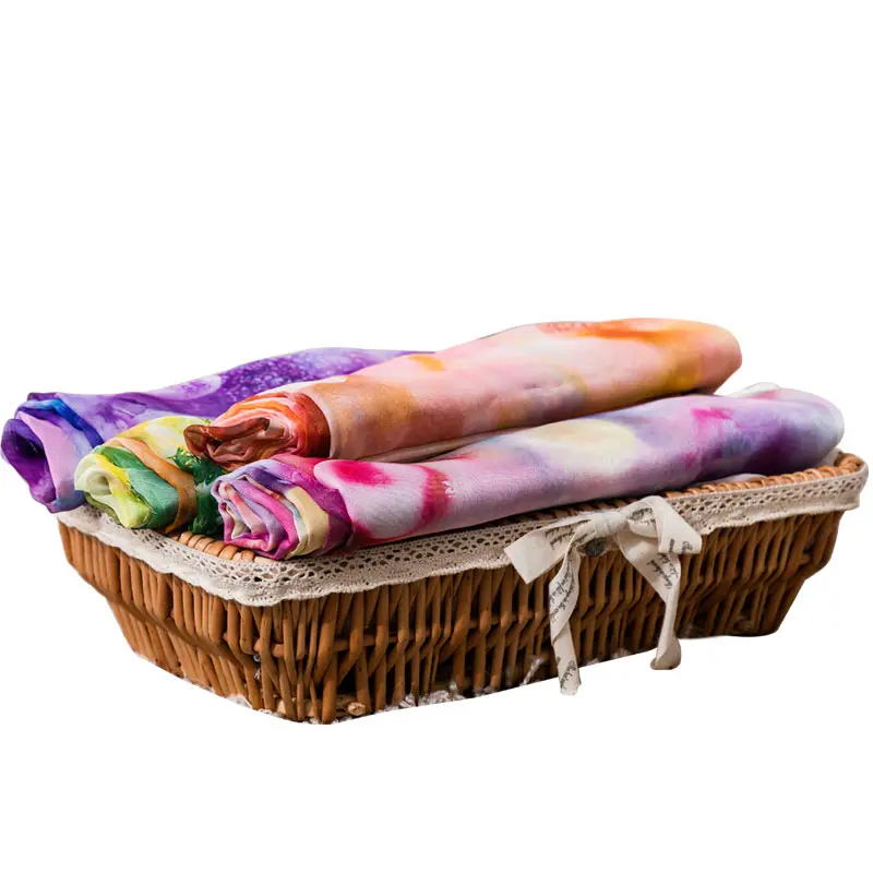 3d floral printed fabric chiffon for scarf and woman dress soft sewing can see though 25*150cm/piece TJ8622 | Дом и сад
