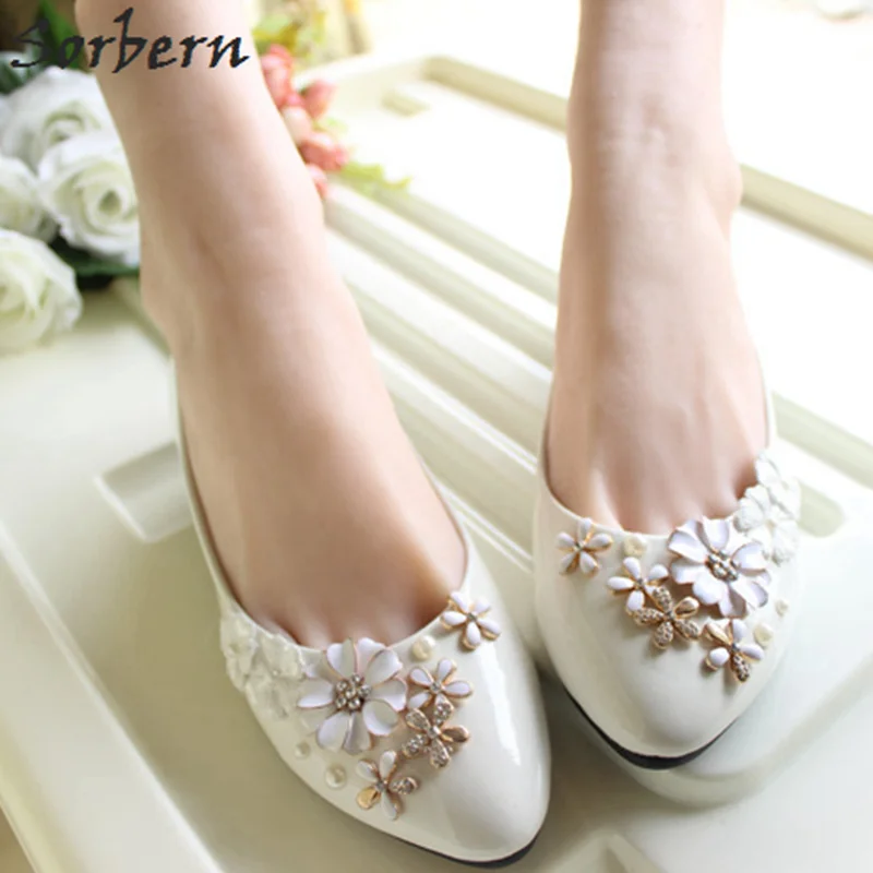 Sorbern/туфли на плоской подошве для женщин свадебные туфли каблуке удобная обувь