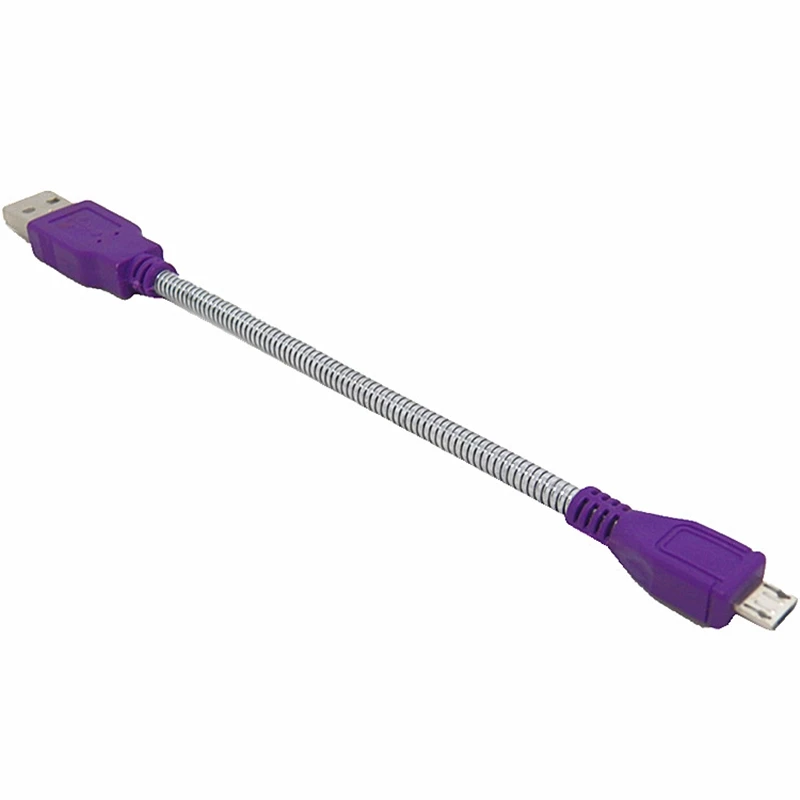 USB 2 0 A штекер Micro 5pin гибкий металлический кабель подставка|Кабели USB| |