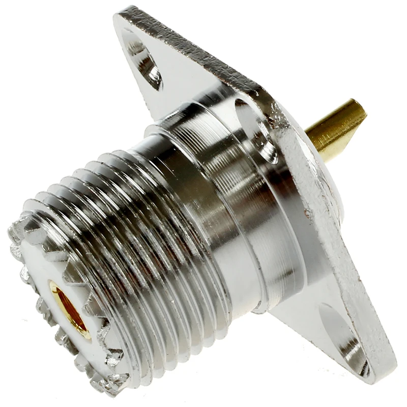 New UHF Female SO239 Panel Chassis Mount Flange Deck Solder Cup RF Connector | Обустройство дома