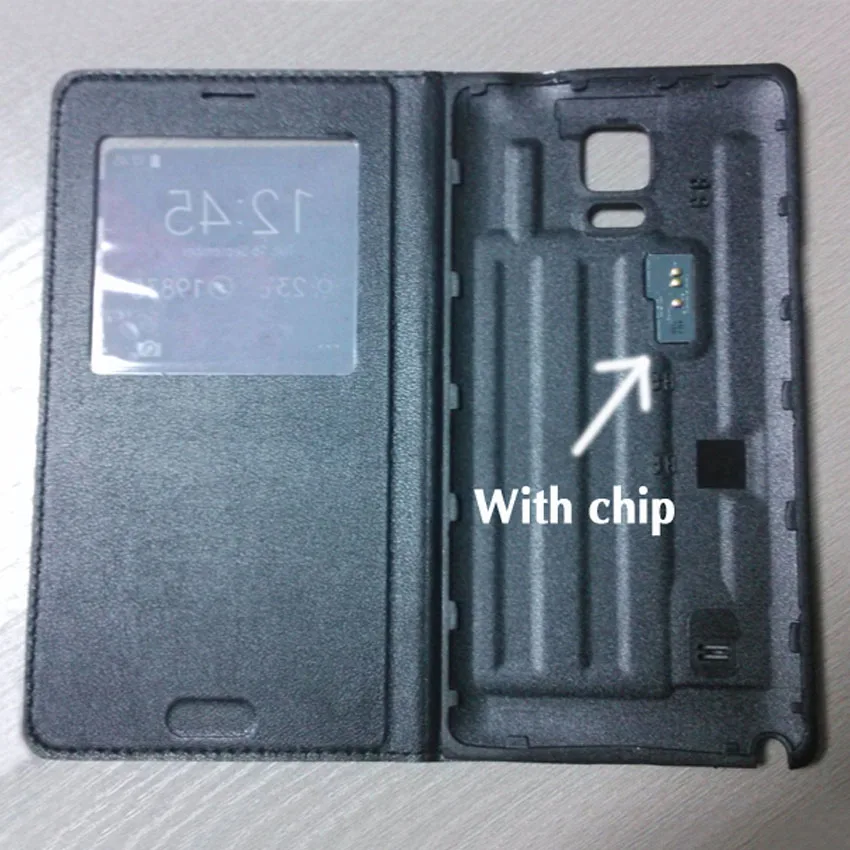Умный чехол для Samsung Galaxy Note 4 Note4 SM N910 N910F N910C N910H кожаный телефона противоударный