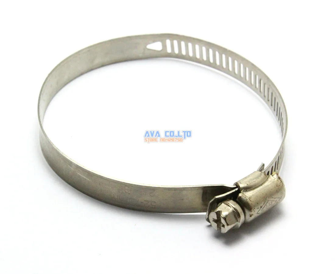

10 Pieces 52-76mm Hose Clamp Worm Gear Hose Pipe Fitting Clamp