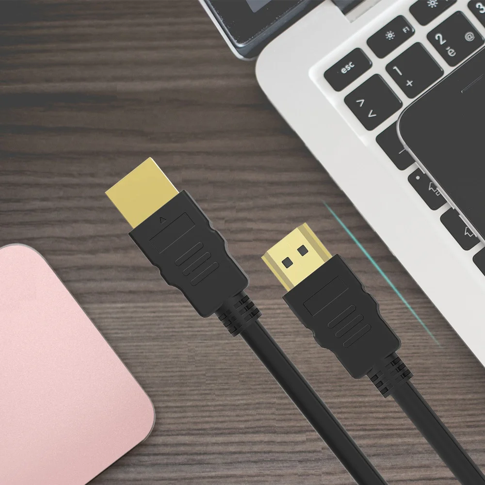 Кабель HDMI 50 шт./лот 1 м 2 3 5 10 кабель 4 4K 1080P 3D для PS3 проектора HD ЖК Apple TV компьютерных