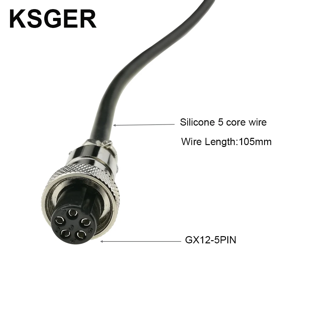 KSGER T12 DIY алюминиевый сплав паяльник ручка для STM32 OLED T12 цифровой контроллер паяльной станции электрические инструменты сна