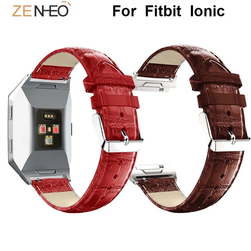 

Leisure Leather Strap For Fitbit Ionic Watch band Men's Watches straps Women's bracelet Watchband For Fitbit Ionic Wristbands