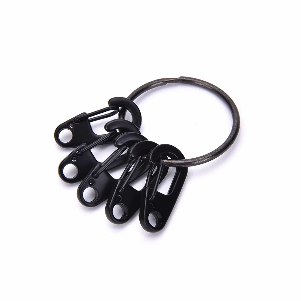 D-образный алюминиевый карабин для кемпинга держатель крюка мини-пряжки наборы