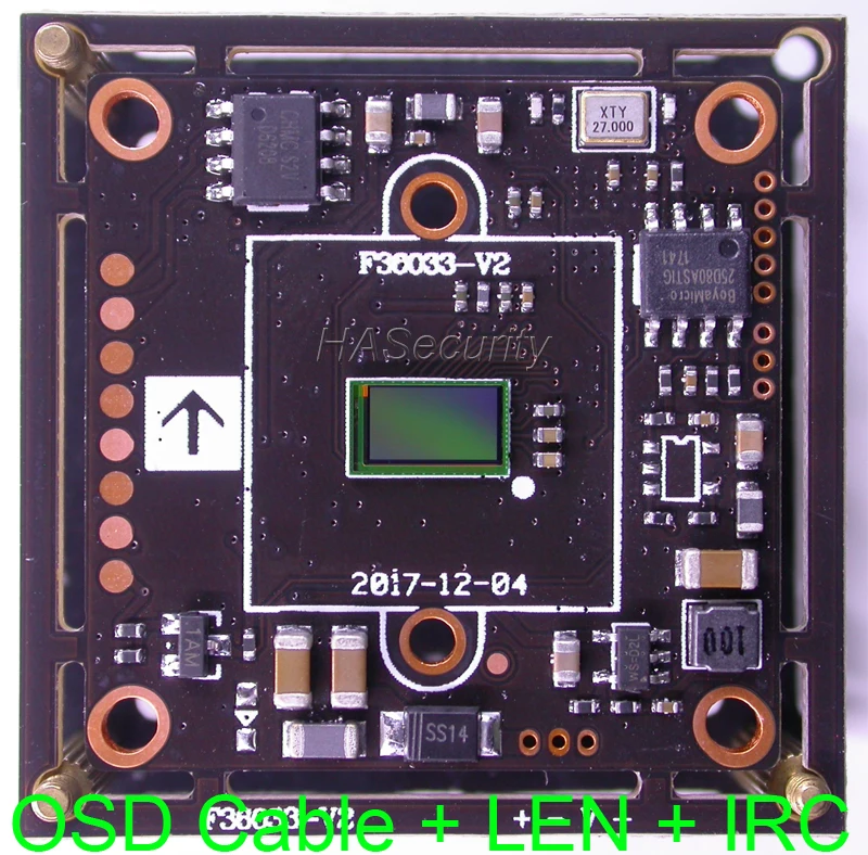 (1080P) AHD / CVI/TVI/ CVBS 1/2.7 &quotGalaxyCore GC2023 GC2033 CMOS FH8536 модуль камеры видеонаблюдения печатная