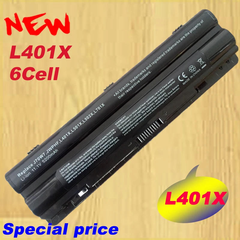 

HSW laptop Battery for Dell XPS 14 15 17 L401x L501x L502x battery L701x L702x 312-1123 312-1127 J70W7 JWPHF R795X WHXY3 battery