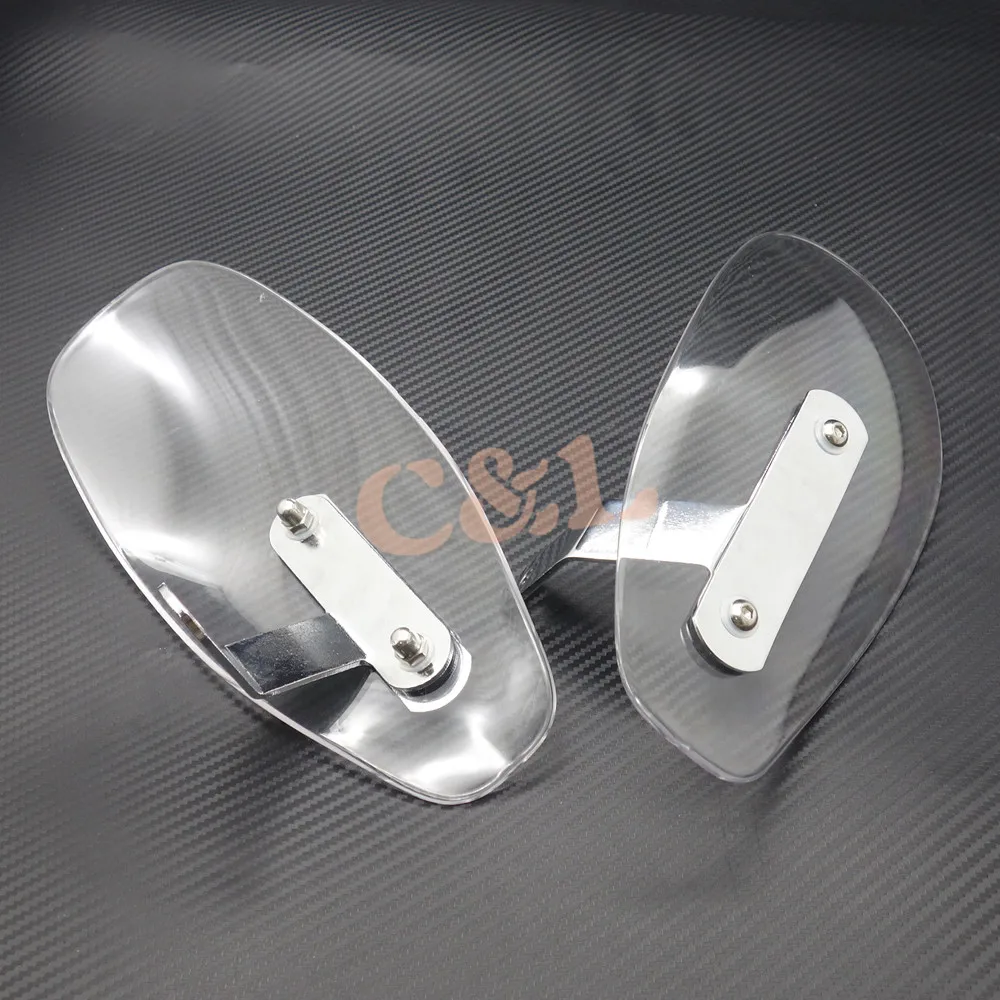Мотоцикл ясно рука гвардии Ветер Дефлектор для Harley Softail Glide Cruiser|motorcycle clear hand guards|hand